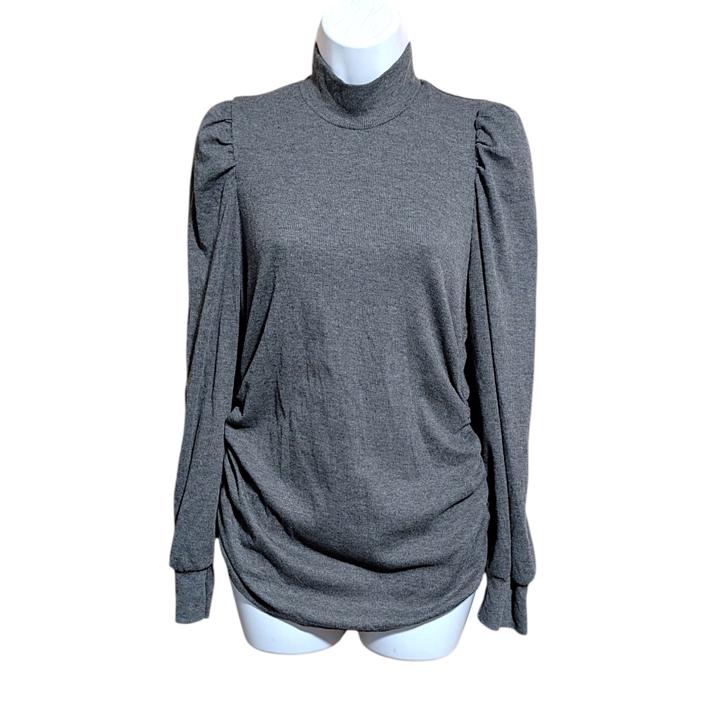 Coolmee Puff Sleeve Maternity Top